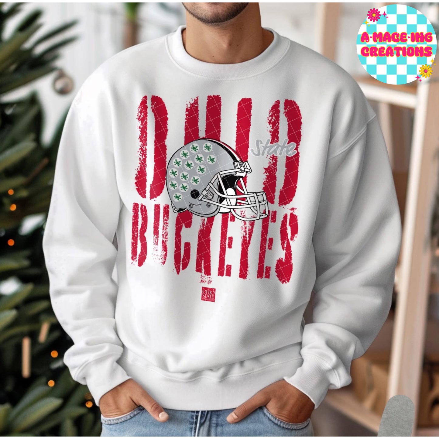 Scarlet Ohio Buckeyes