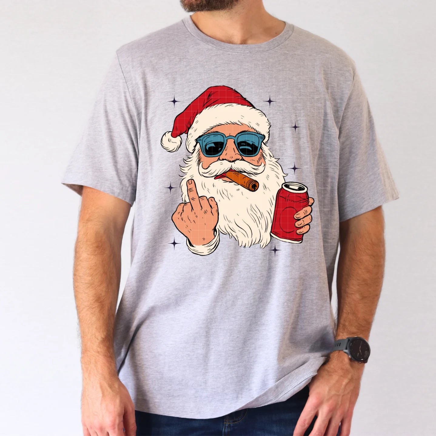 Santa Middle Finger