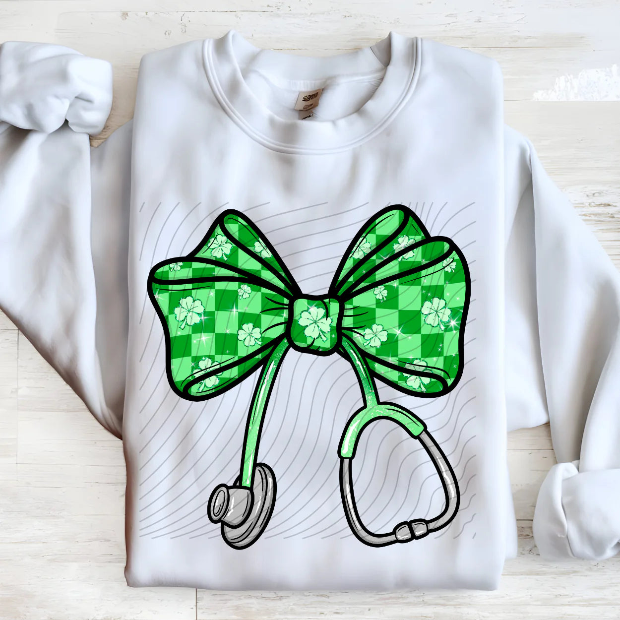 Green Shamrock Stethoscope