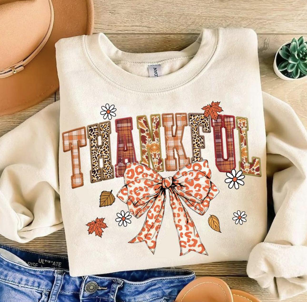 Printed Thankful