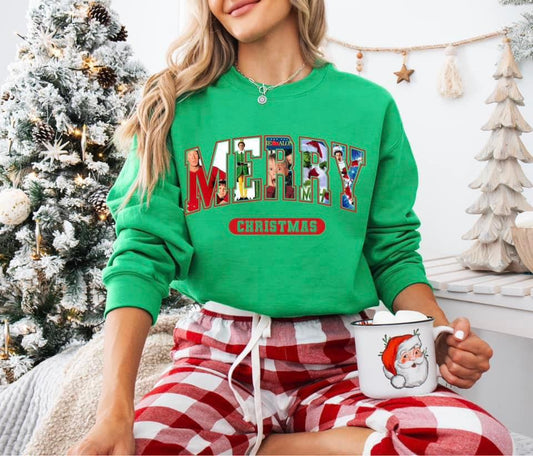 Red Merry Christmas Collage