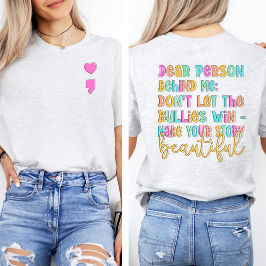 Dear Person Behind Me