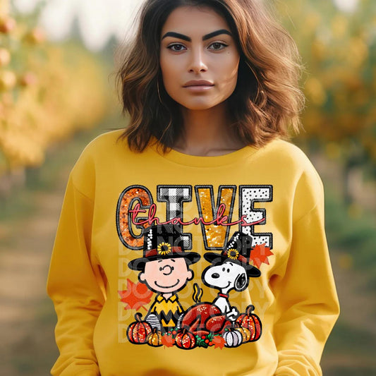 Give Thanks Snoopy