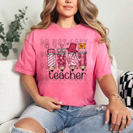 Valentines Teacher Pencils