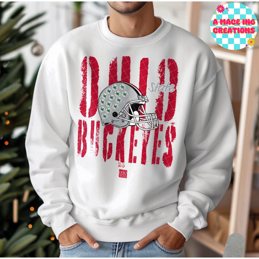 Scarlet Ohio Buckeyes