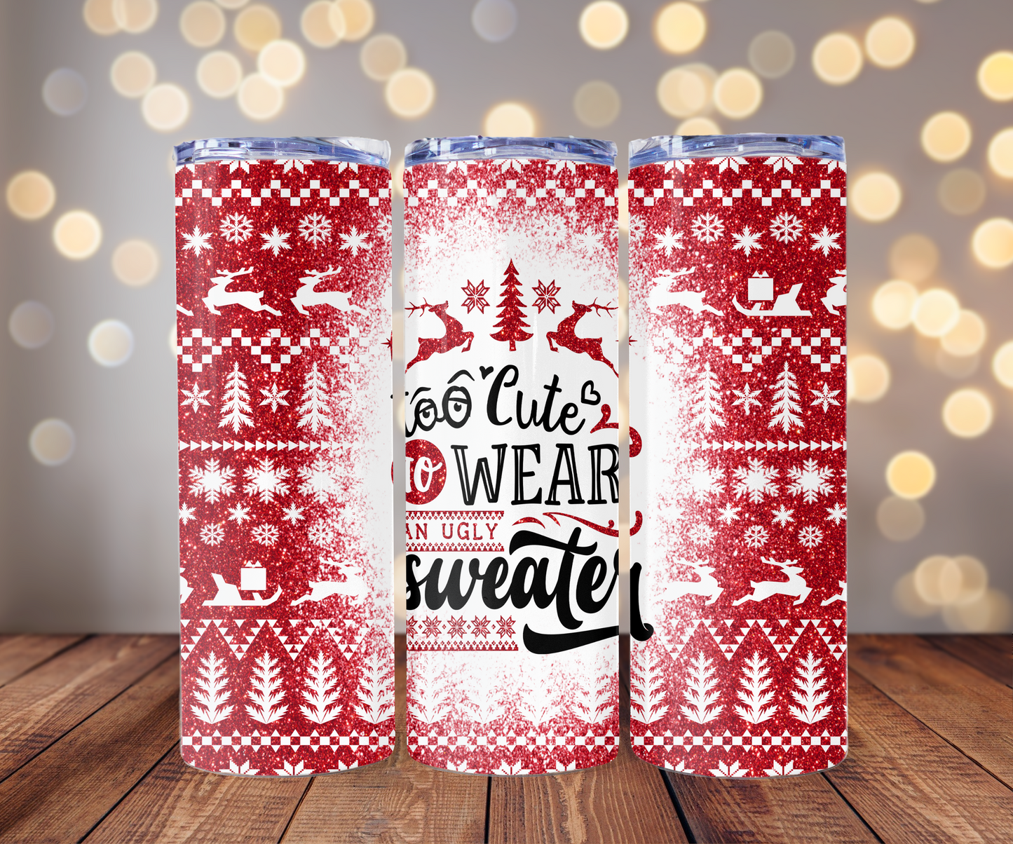 Too Cute To Wear An Ugly Sweater