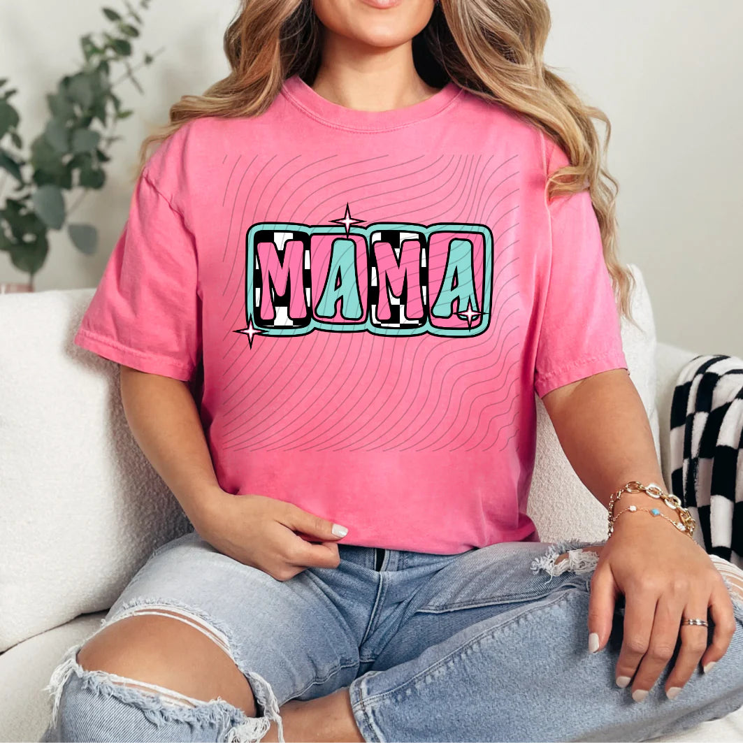 Mama Teal Pink