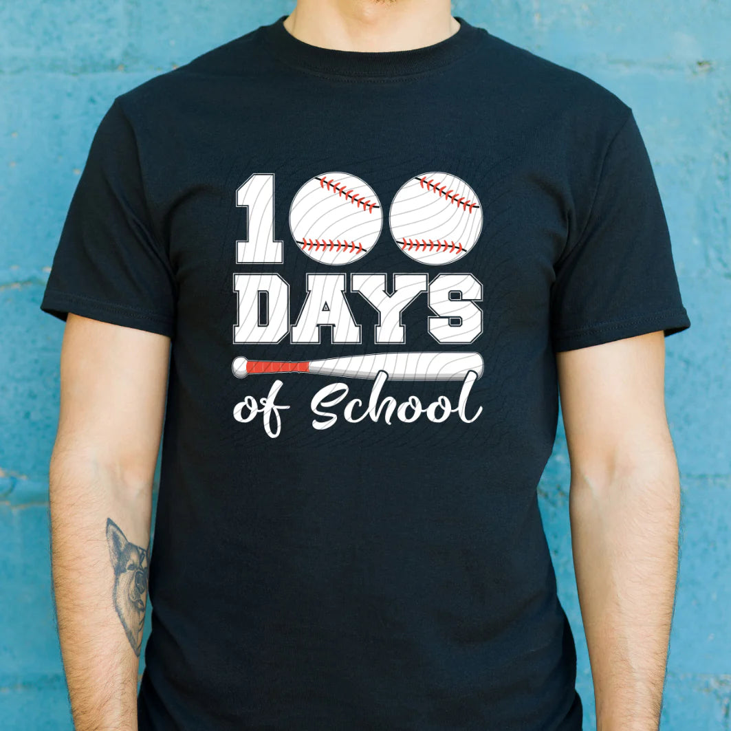 100 Days of School Baseball