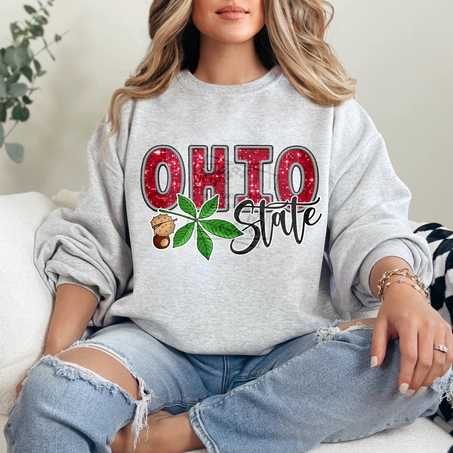 Ohio State Sequin