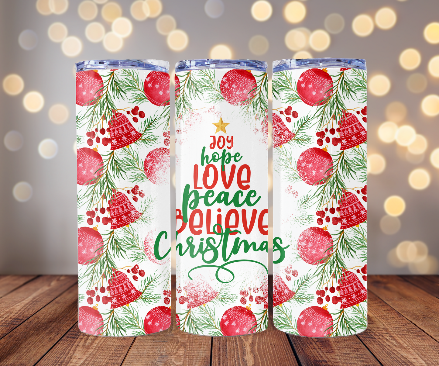 Joy Hope Love Peace Believe