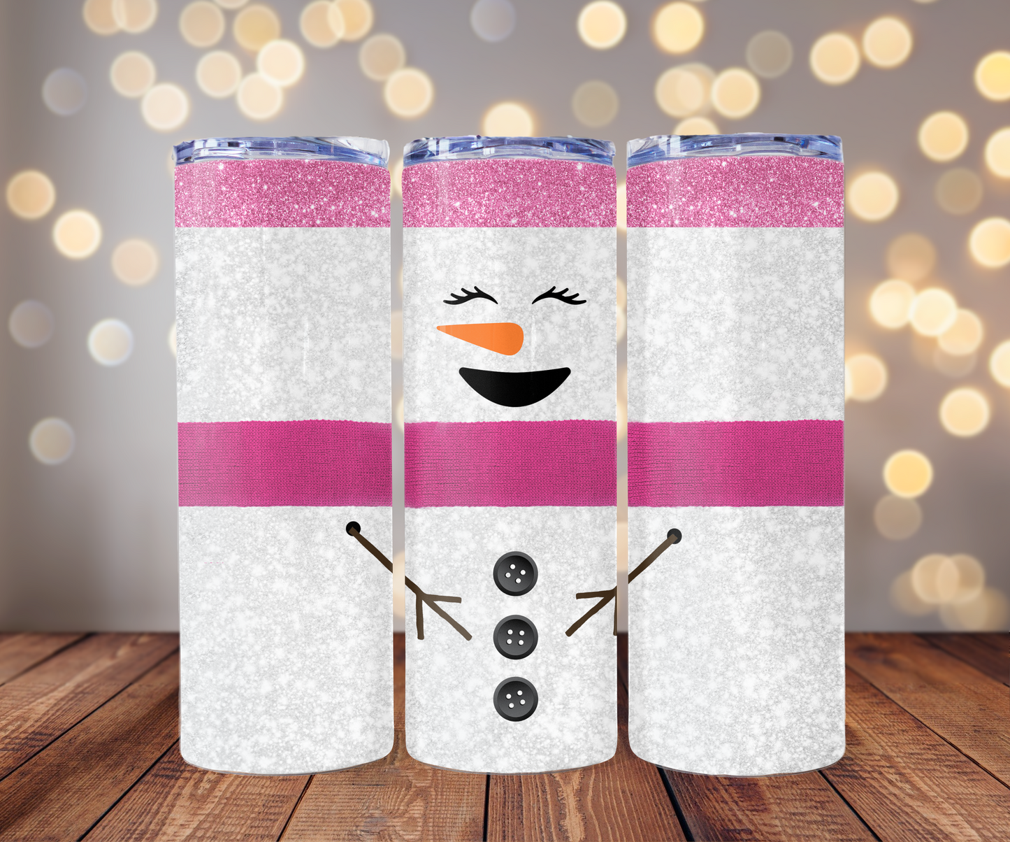 Pink Snowman