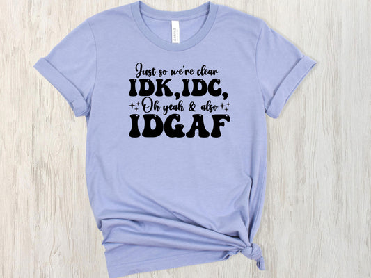 IDGAF